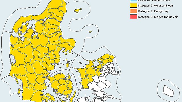 Dmi Varsler Om Kraftig Regn I Store Dele Af Landet Tirsdag Tv Fyn