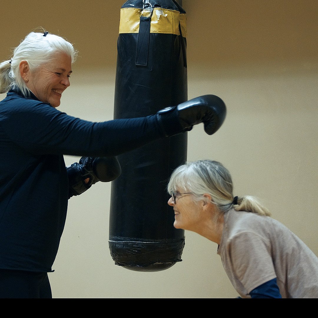 Beritt bokser sin parkinson i knæ