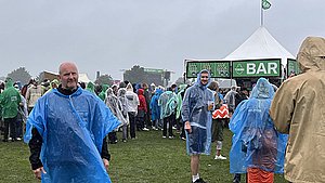Regnslag, vandpytter og mudder: Regnen har ramt Grøn Koncert