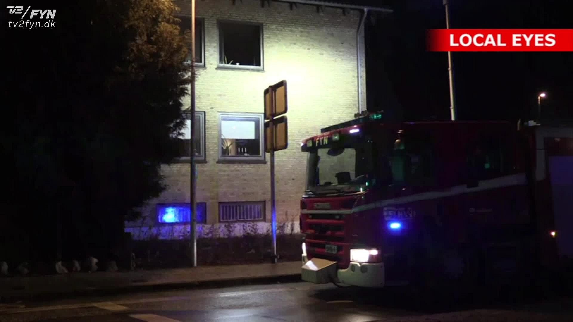 Beboere Evakueret: Brand I Beboelsesejendom | TV 2 Fyn