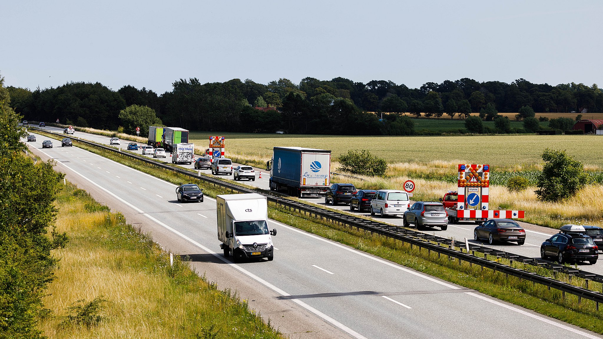 Flere Uheld Skaber Kø På Den Fynske Motorvej Tv 2 Fyn 