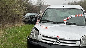 Tre biler i sammenstød på Ørbækvej