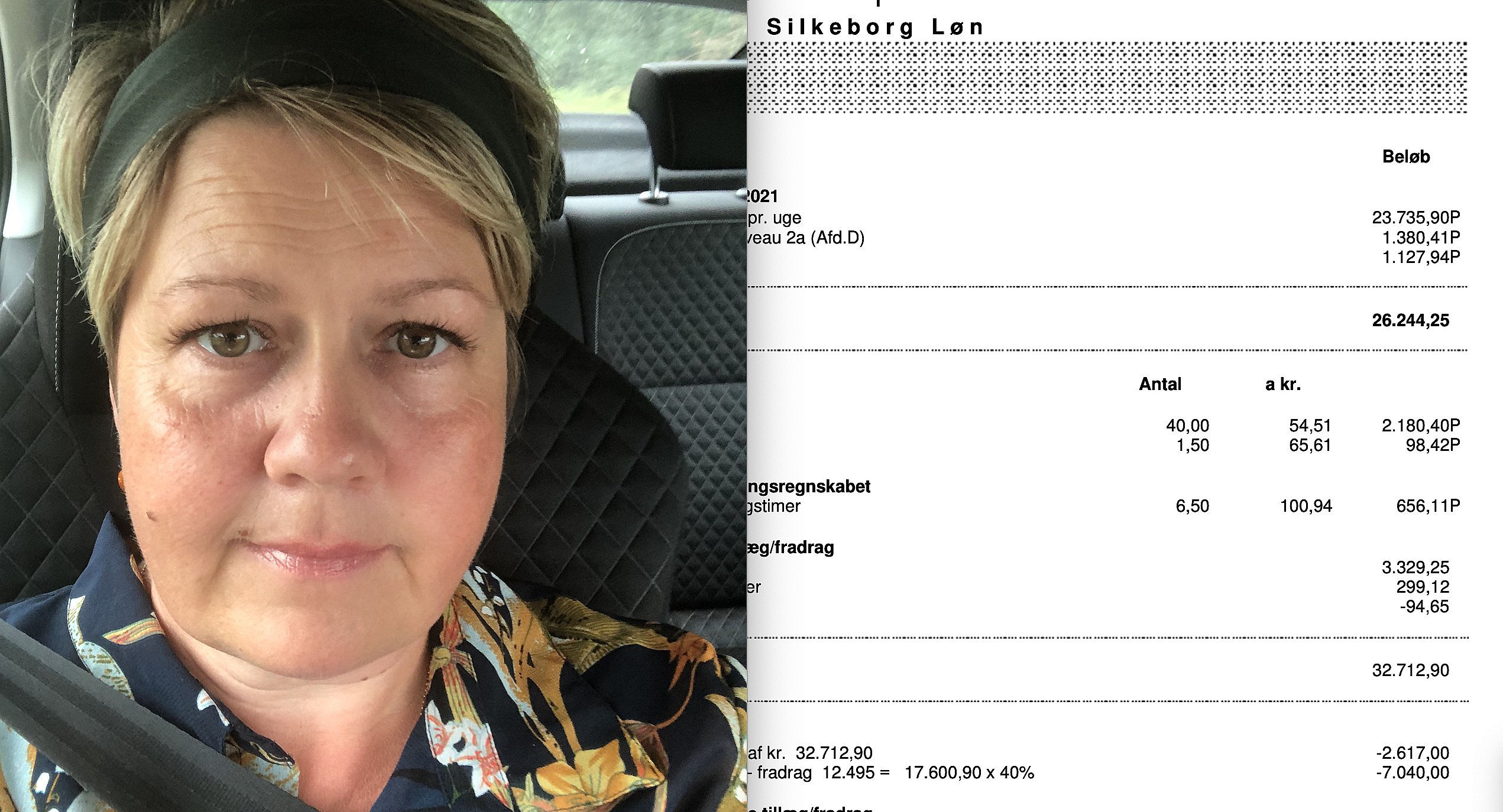 Kilde alene Børns dag Sygeplejerske Gitte viser sin løn frem: Kan ikke genkende de 42.800 kroner  | TV2 Fyn