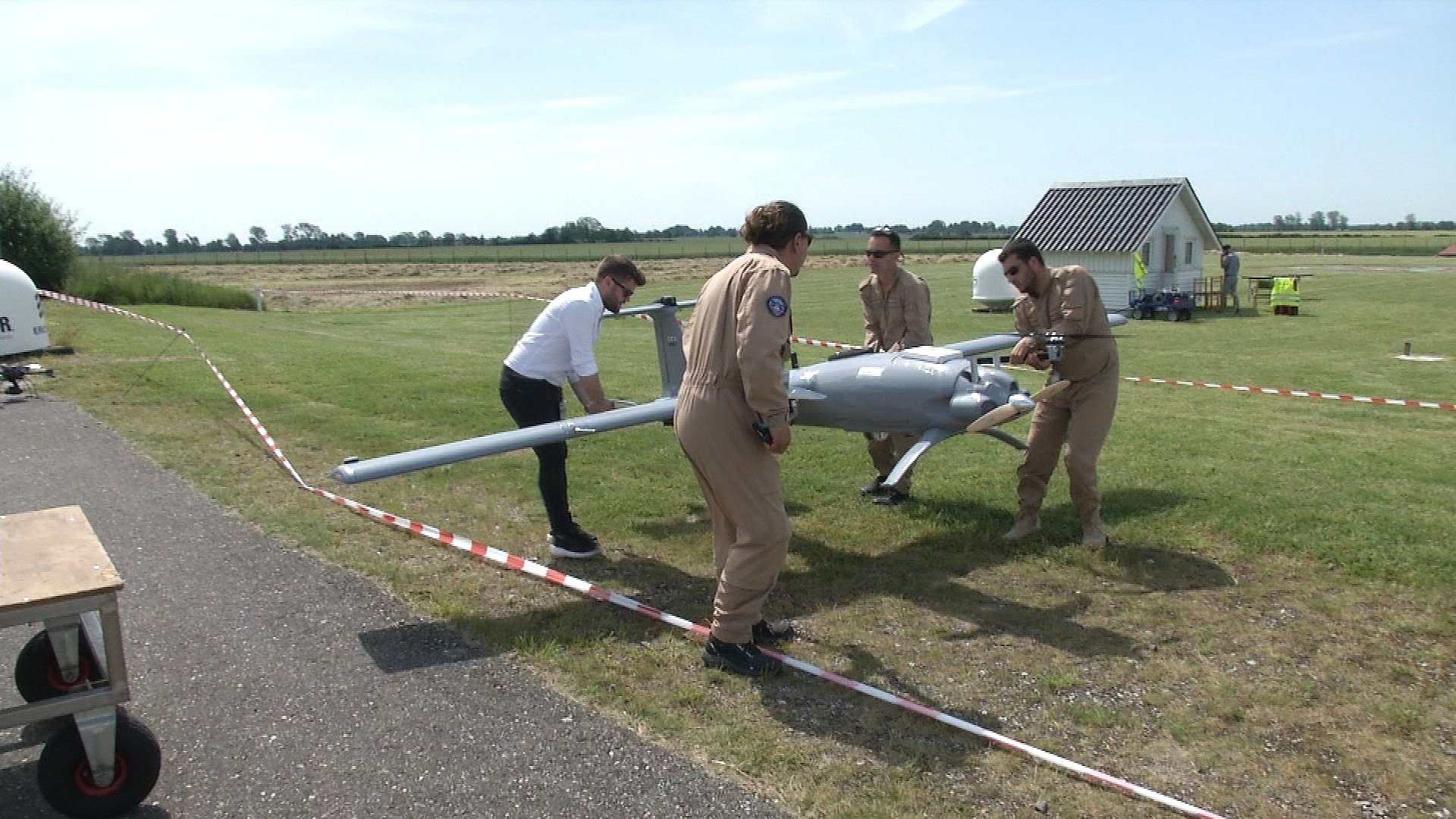 i luftrum: Kæmpe drone testet på Fyn | TV2 Fyn