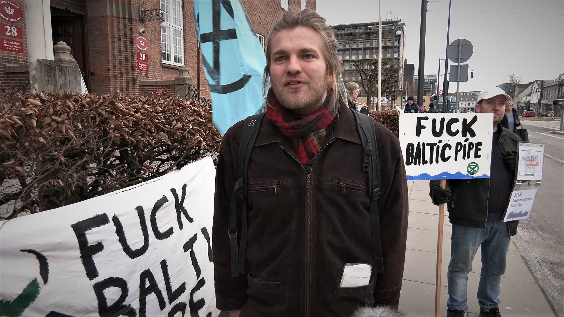 Demonstranter ved Baltic Pibe-sag: - Fossilt gas hører simpelthen til TV2 Fyn